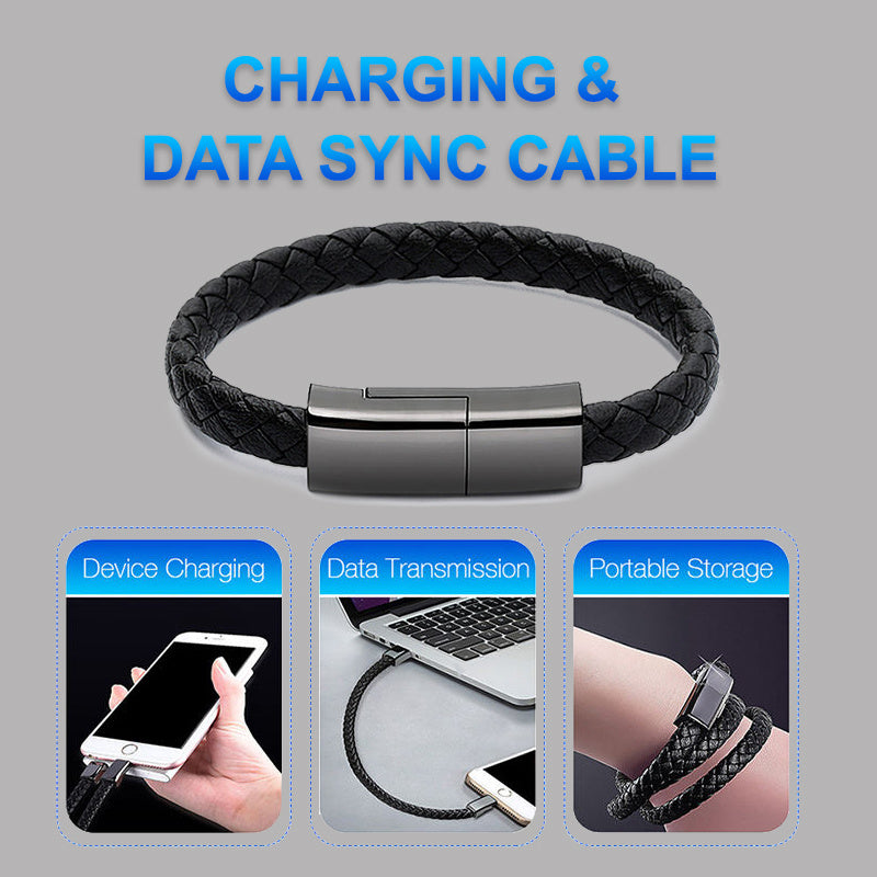 Charge on the Go with Bracelet Cable